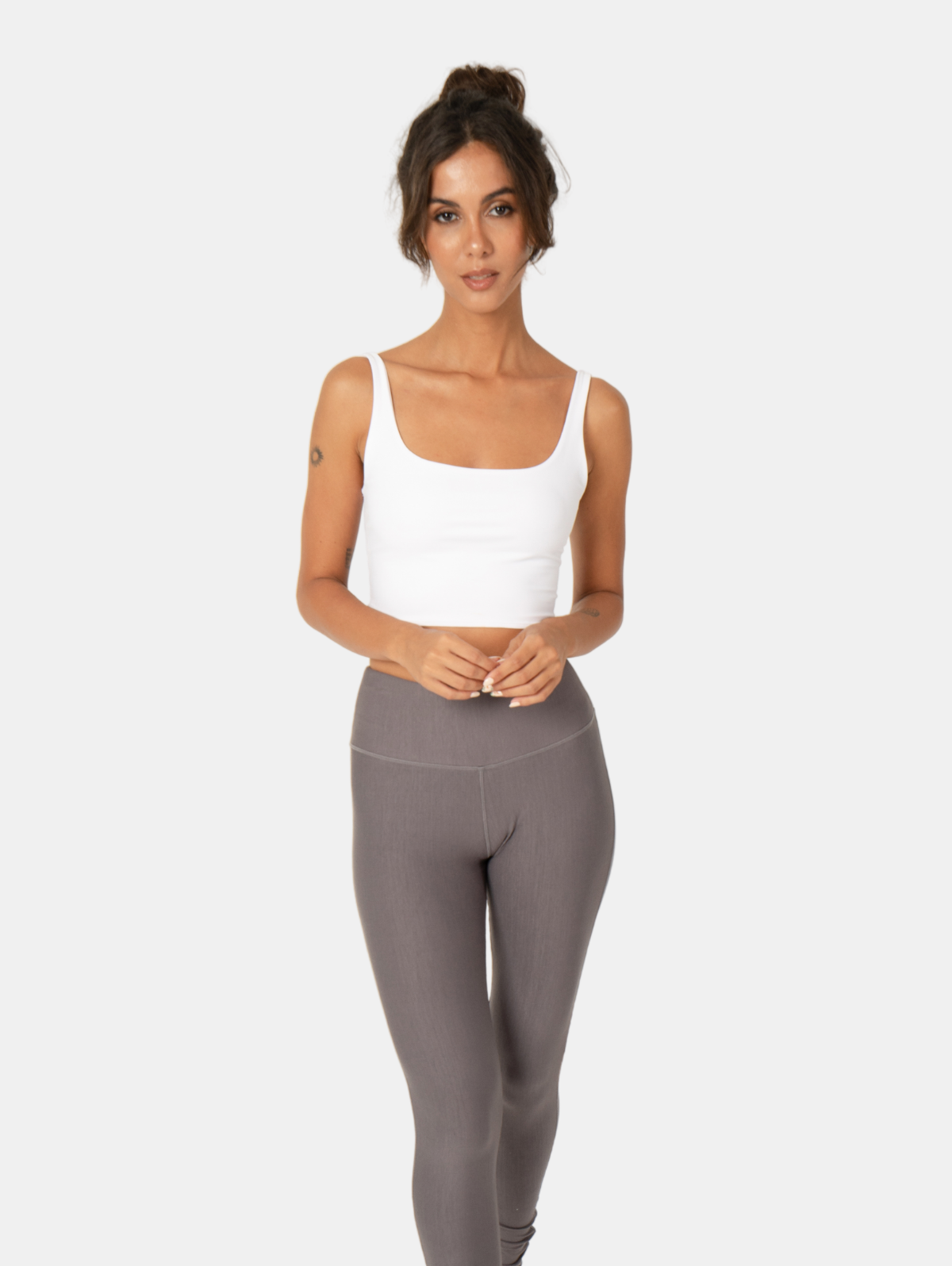 Hands To Hearts - Wholesale Athletic/Lounge Leggings - Women's - Cool Tech Long Leggings Slate1