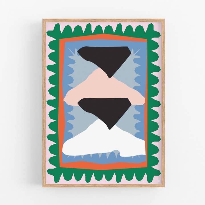 Pata Pata Makeba Stam Poster | Abstracte Kunst Print | 50x70cm voor wholesale door Emma Make
