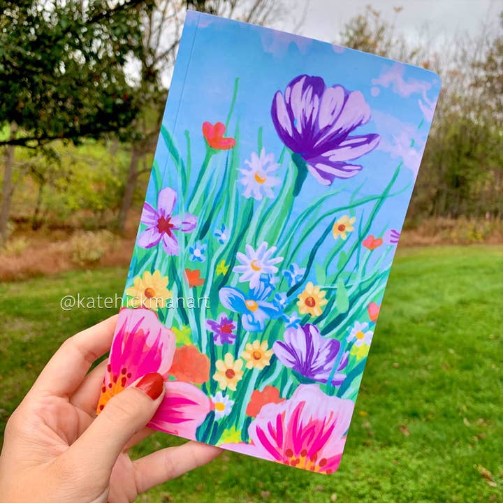 Wildflower Journal for wholesale by Kate Hickman Art