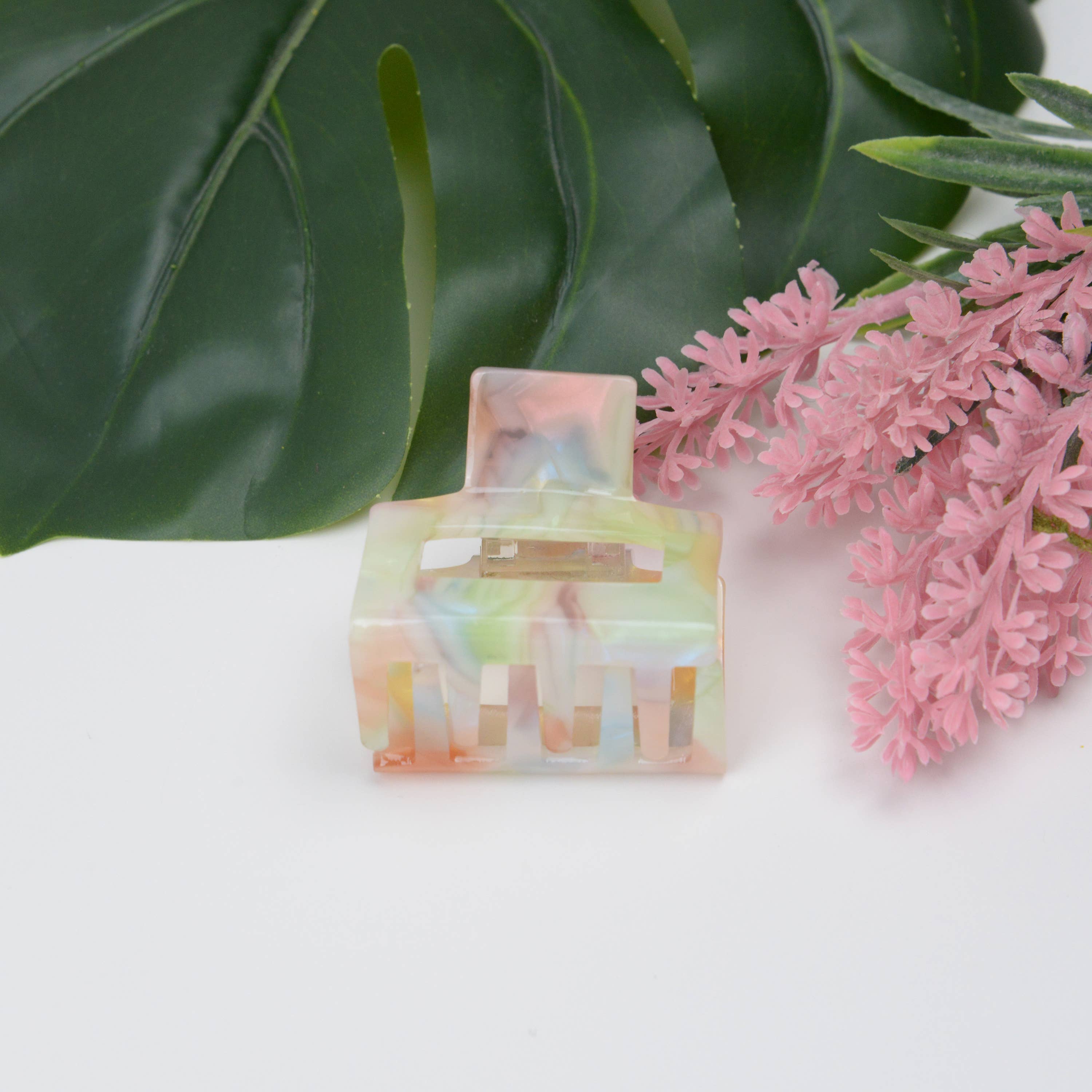 TheDivaSoap - Wholesale Hair Clip - Women's - Magic color acetate large square Hair Claw Clip2