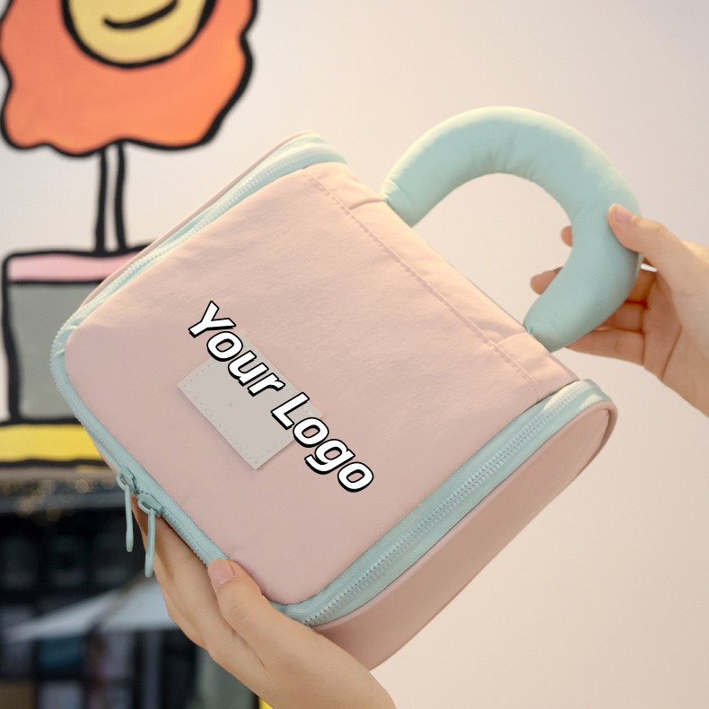 wandf - Wholesale Makeup/Cosmetic Bag - Customized Hanging Travel Toiletry Cosmetic Bag With Handle2