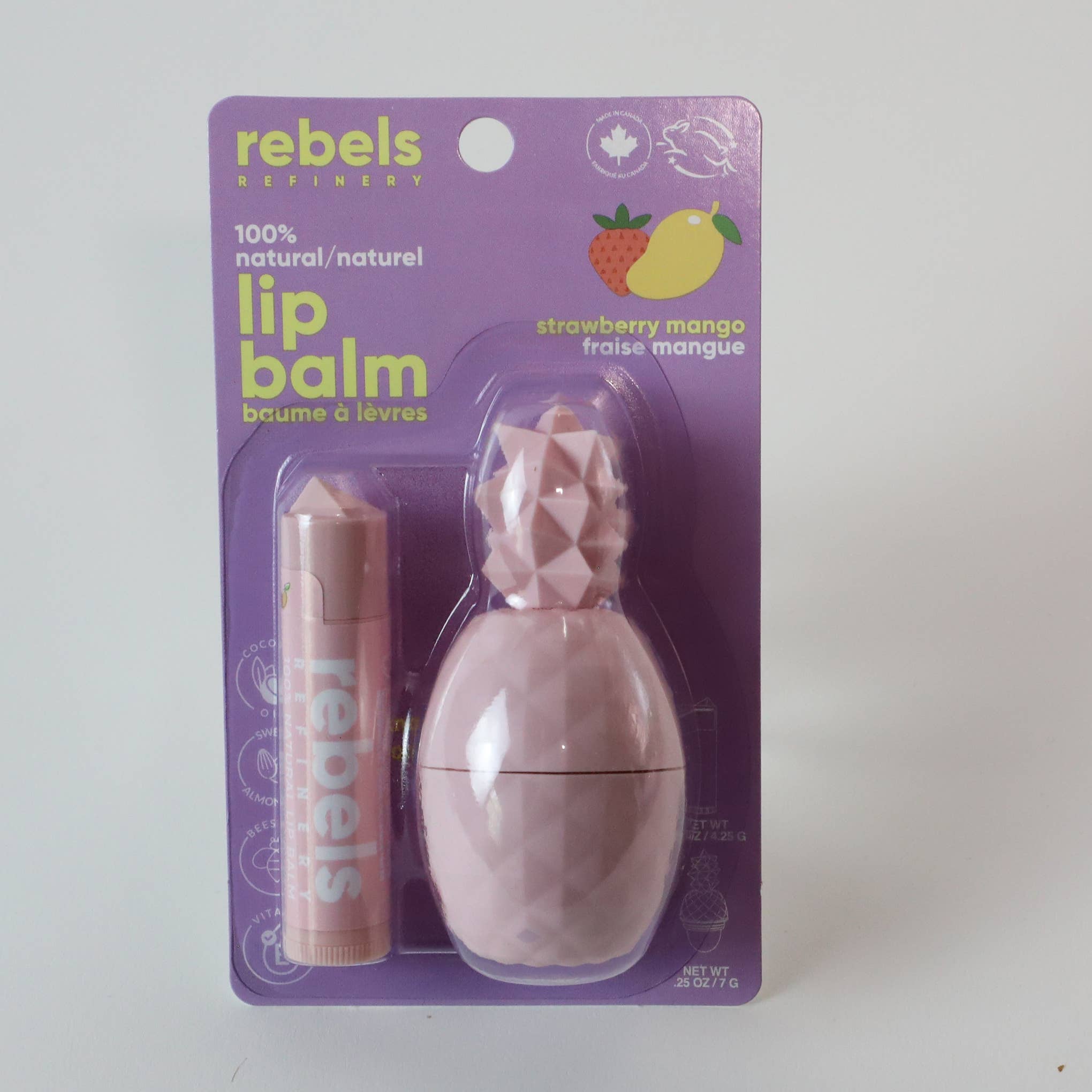 Rebels Refinery - Wholesale Lip Balm Set - 2 Pack Shape & Stick Lip Balm BLISTER 100% Natural0