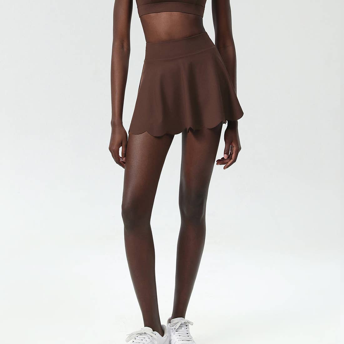 Sodalemon – wholesale Sportkjol – Dam – Sodalemon snabb­torkande tenniskjol i Lycra för kvinnor med vågmönster och A-linjeform2