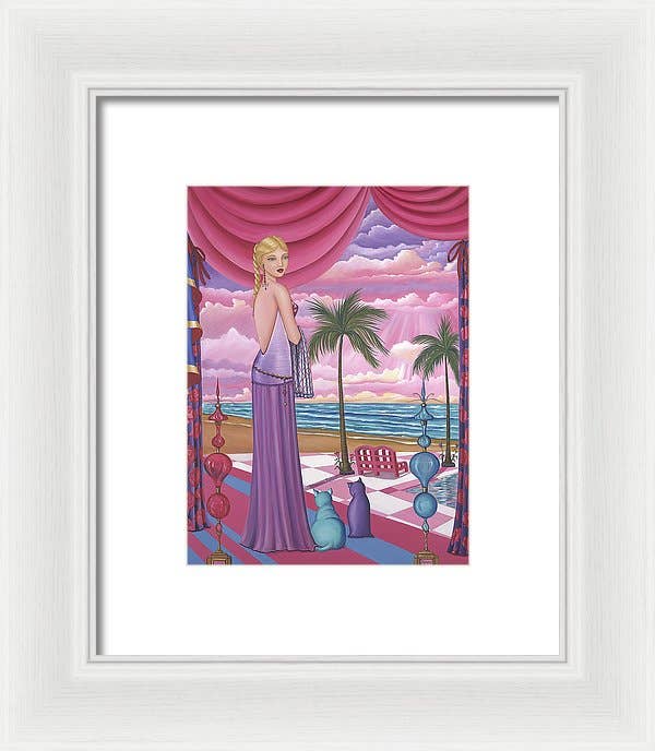 Sharon Tatem Fashion LLC - Wholesale Art Print - Melissa - Framed Print2