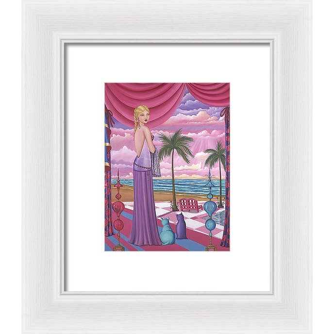 Sharon Tatem Fashion LLC - Wholesale Art Print - Melissa - Framed Print2