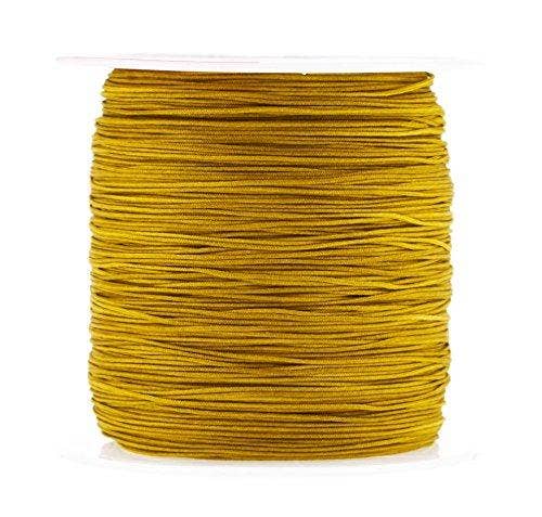 Mandala Crafts – wholesale Craft supplies – Mandala Crafts Nylon Satin Cord, Rattail Trim Thread for Chinese Knotting, Kumihimo, Beading, Macramé, Jewelry Making, Sewing2