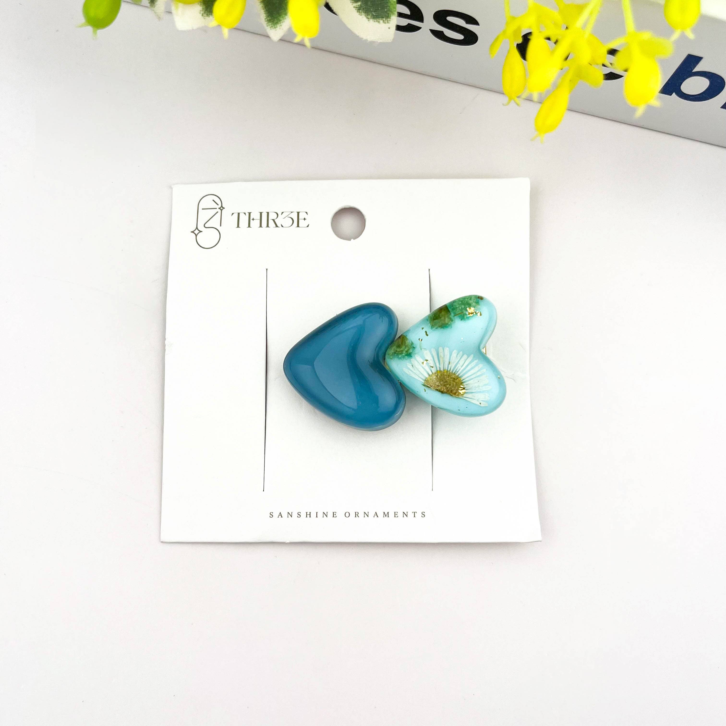 TheDivaSoap - Vente Pince à cheveux – femme - Barrette Crocodile Cœur Doux & Fleur4