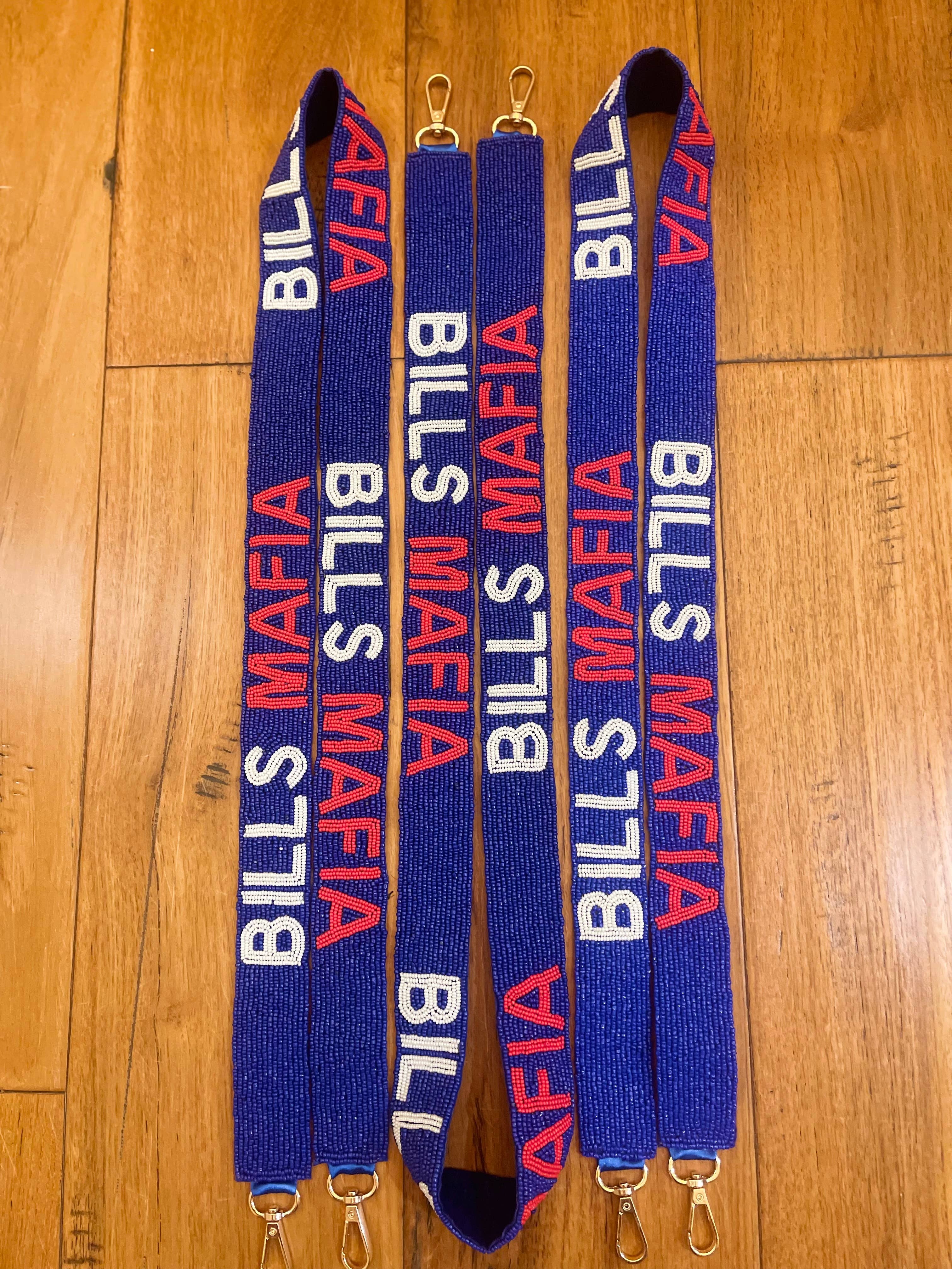 Mon Belle Amie - Wholesale Purse/Bag Accessory - Women's - Buffalo Bills Mafia Beaded Purse Strap0