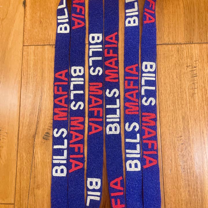Mon Belle Amie - Wholesale Purse/Bag Accessory - Women's - Buffalo Bills Mafia Beaded Purse Strap