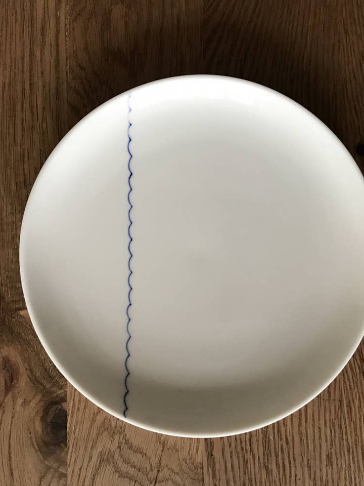 KYST PLATE - Waves1 for wholesale by Anne Black