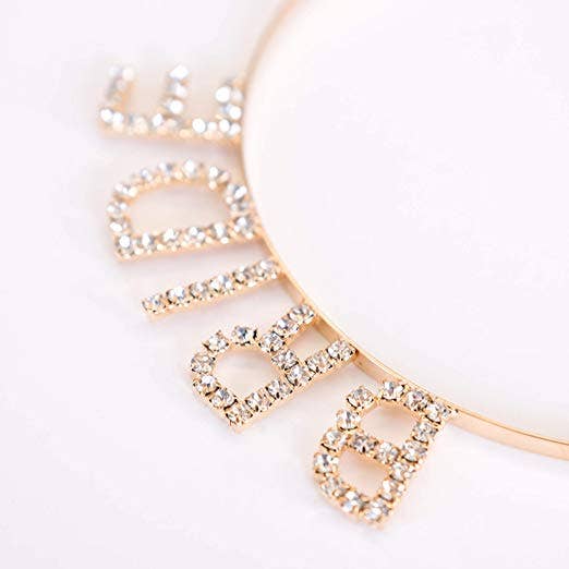 Ella Celebration - Wholesale Fashion Headband - Women's - Bride Headband - Gold Rhinestone1