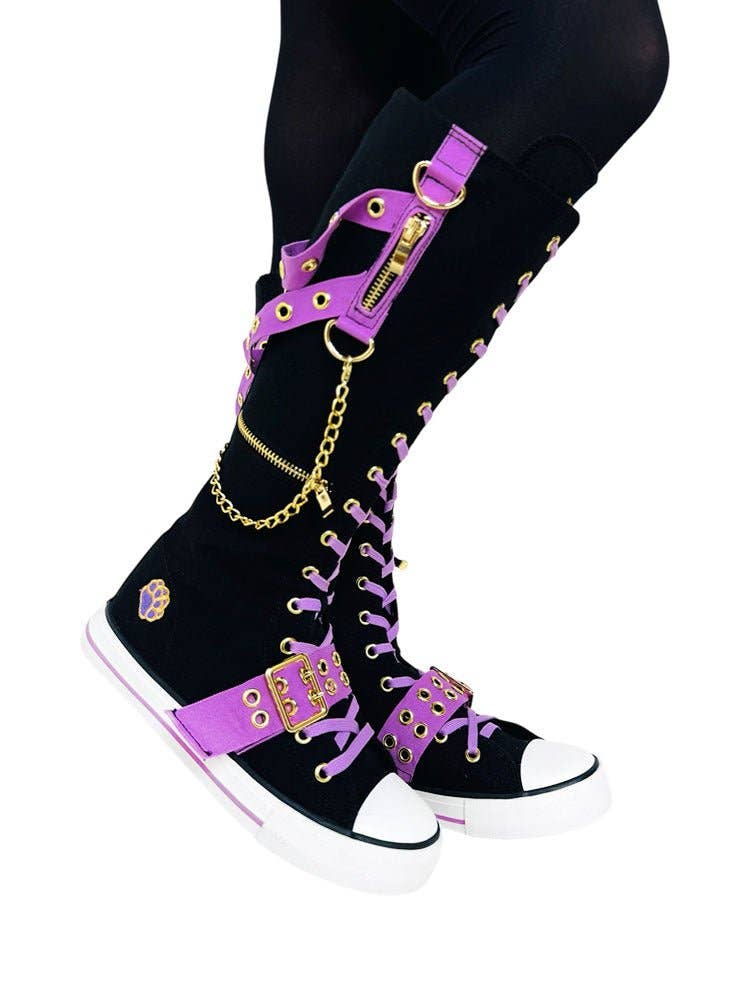 YRU Shoes - Wholesale Lifestyle trainers – Women′s - RAWR XD CLAWDEEN - BLACK/PURPLE