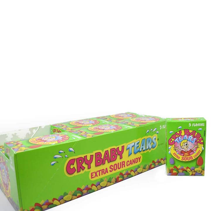 Sugar Bear Candy – wholesale Boiled sweets – Cry Baby Tears Extra Sour Candy 24 ct.