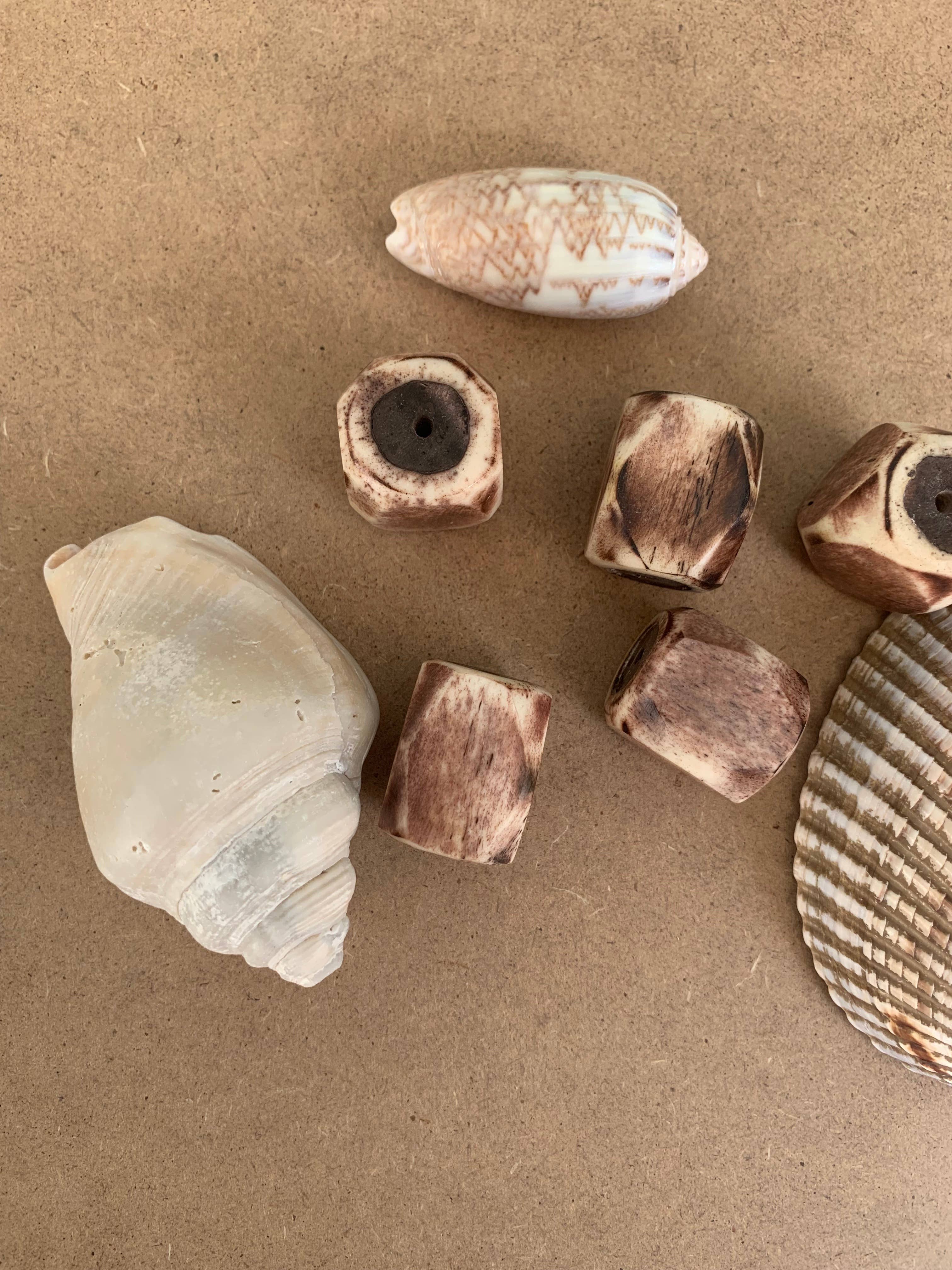 Commonality Cooperative - Wholesale Beads - Square Bone Beads