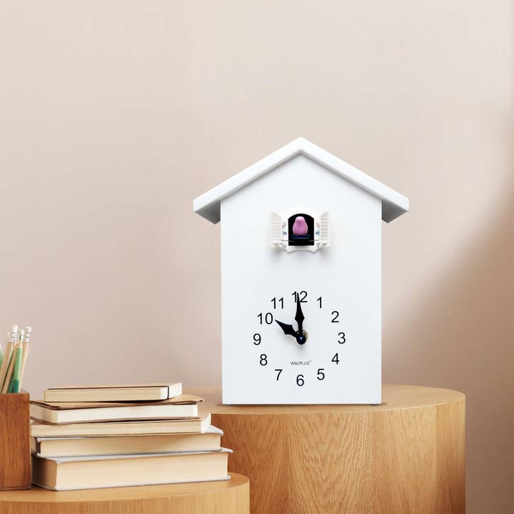 Walplus - Wholesale Wall Clock - White Cuckoo Clock - Yellow Window21