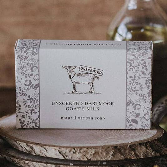 Unscented Dartmoor Goat’s Milk Soap for wholesale by The Dartmoor Soap Company