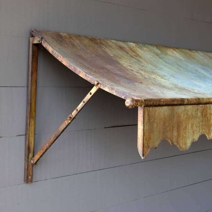 Park Hill Collection - Wholesale Wall Accent - Aged Metal Awning