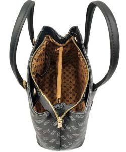 M&M HANDBAGS, LLC. - Wholesale Satchel - Women's - CM2678 3-in-1 Designer Inspired Satchel Clutch Wallet Set4