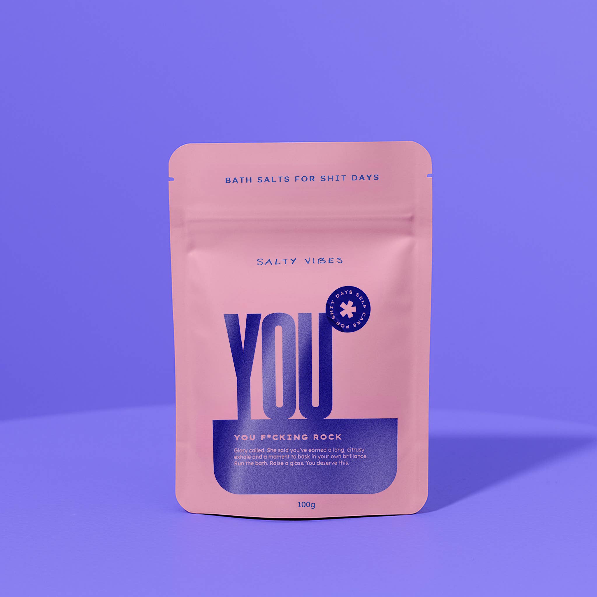 Salty Vibes - Wholesale Bath salts - BATH SALTS | YOU FUCKING ROCK 100G