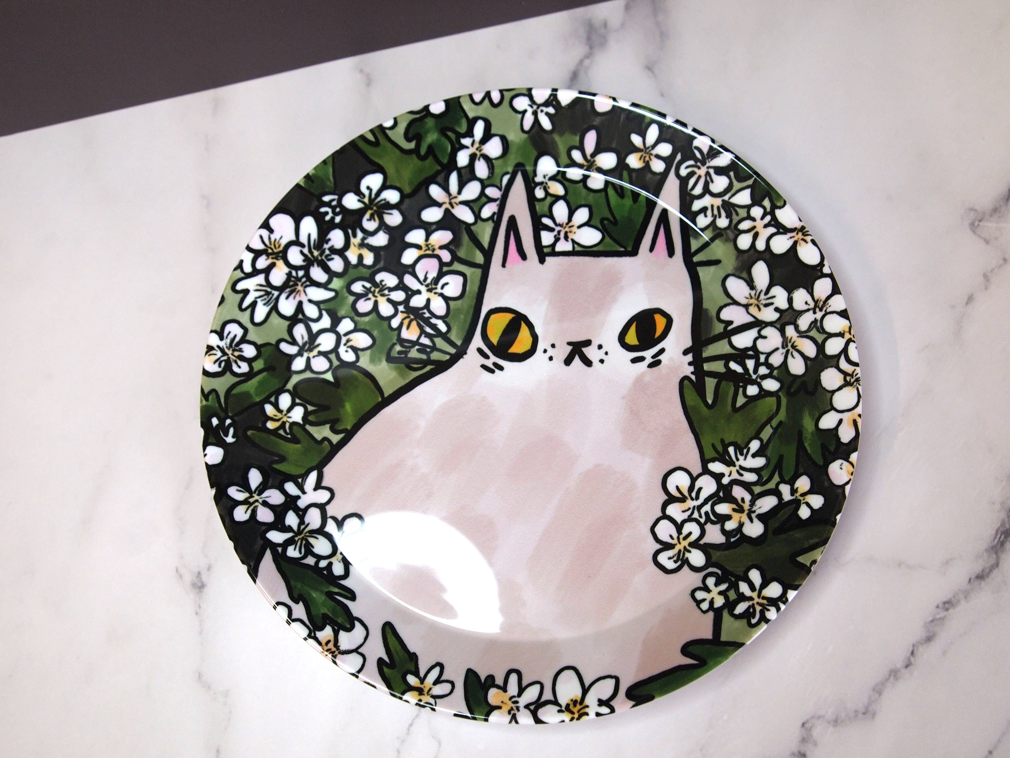 I LIKE CATS - Venta al por mayor Platos desechables - Plato de picnic para gatos, plato de plástico, plato de fiesta, gato4