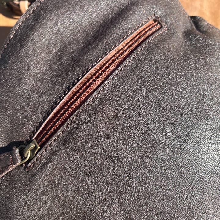 Westrian (Formerly Equipage) - Wholesale Crossbody Bag - Women's - Western Tooled Leather Cowhide Canteen Purse