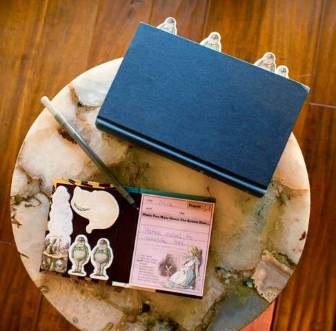 Unemployed Philosophers Guild - Wholesale Sticky Notes - Wonderland Sticky Notes3