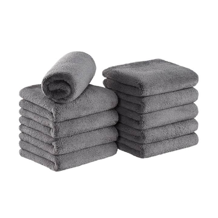 Arkwright Home - Wholesale Towel Set - Coral Fleece Microfiber Bleach-Safe Salon Towels-Pack of 1011