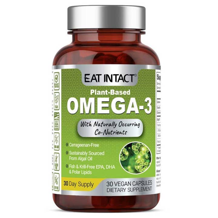 Plant-Based Omega-3, Unconcentrated EPA & DHA with Naturally Occurring Polar Lipids for wholesale by EAT INTACT