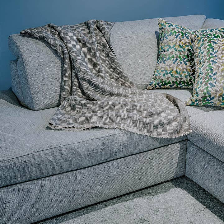 Bottoli - Wholesale Throw Blanket - Plaid vegetable dyed - Cashmere Wool - CHECKMATE3