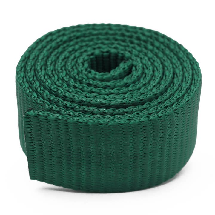 Such Good Supply – wholesale Craft supplies – Dark Green Nylon Webbing - Heavy Duty 4 Widths