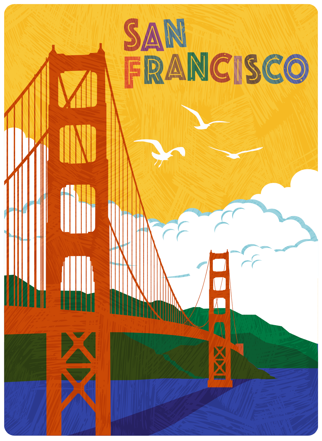 Local Notion - Wholesale Puzzle - Kids - Golden Gate Bridge 30 pc Puzzle1