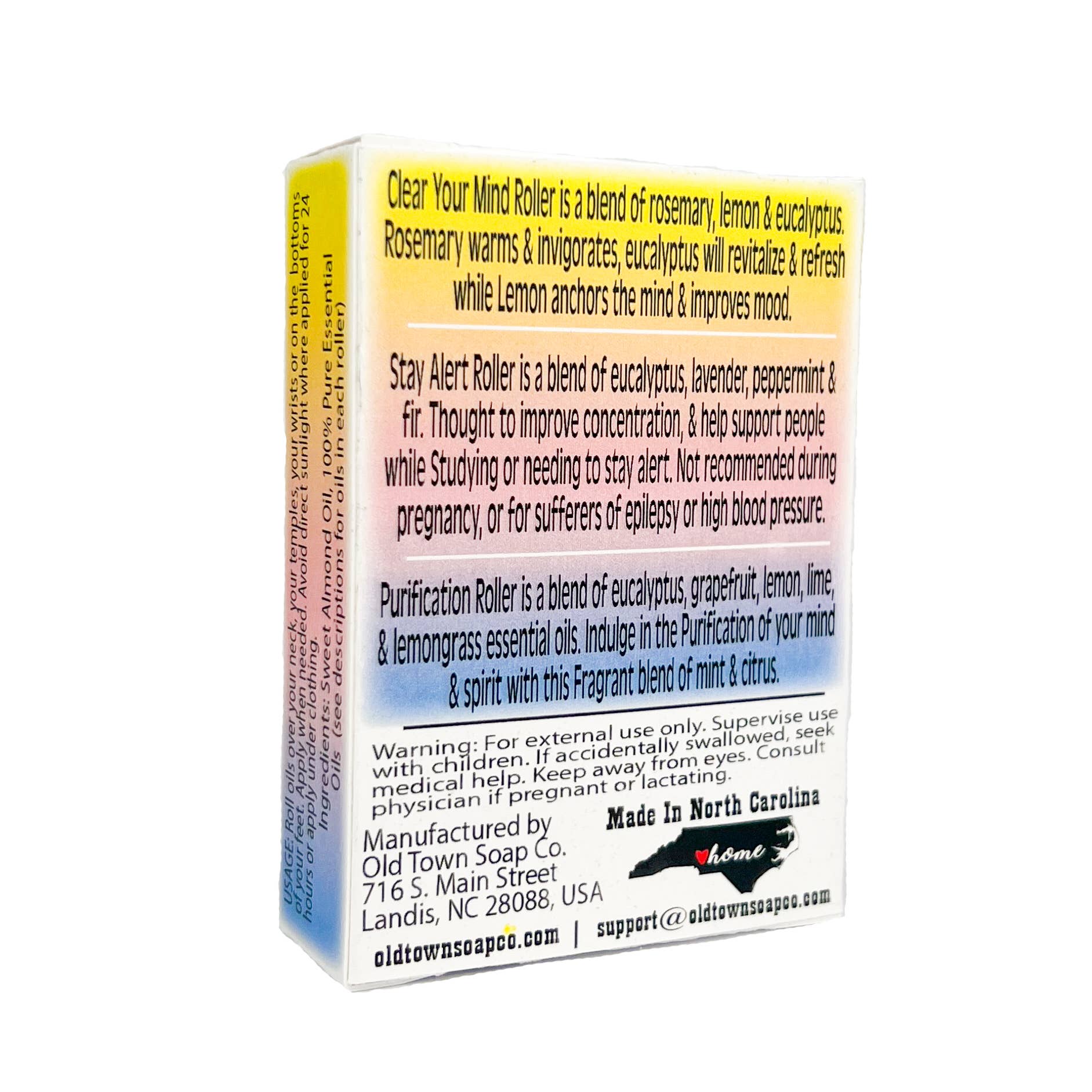 Old Town Soap Co. – Engroshandel Roll-on til æterisk olie – Aromaterapi Roller Sets - 4 forskellige sæt til rådighed!3