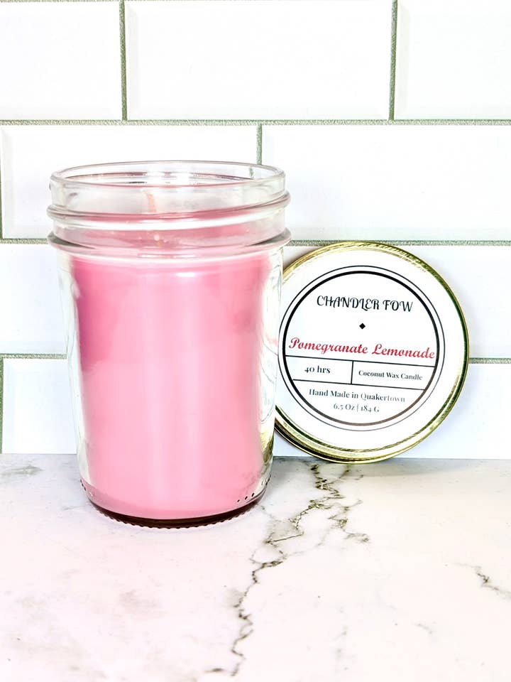 Pomegranate Lemonade 6.5 Oz Jar Candle for wholesale by Chandler Fow