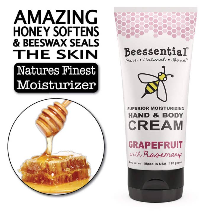 Beessential – Engroshandel Hånd- og kropslotion – Beessential All Natural Grapefrugt Hand & Body Cream2