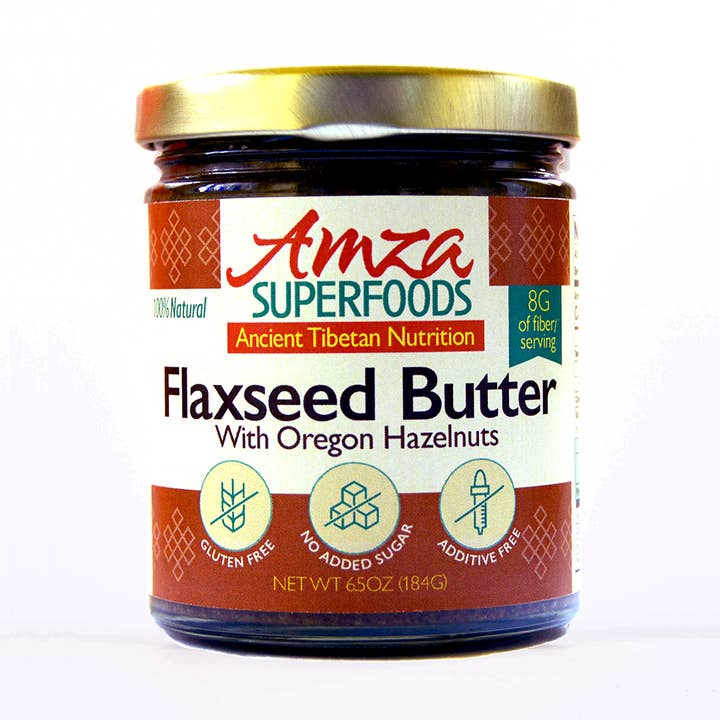 Amza Superfoods - Wholesale Nut Butter - Flaxseed Butter with Oregon Hazelnuts0