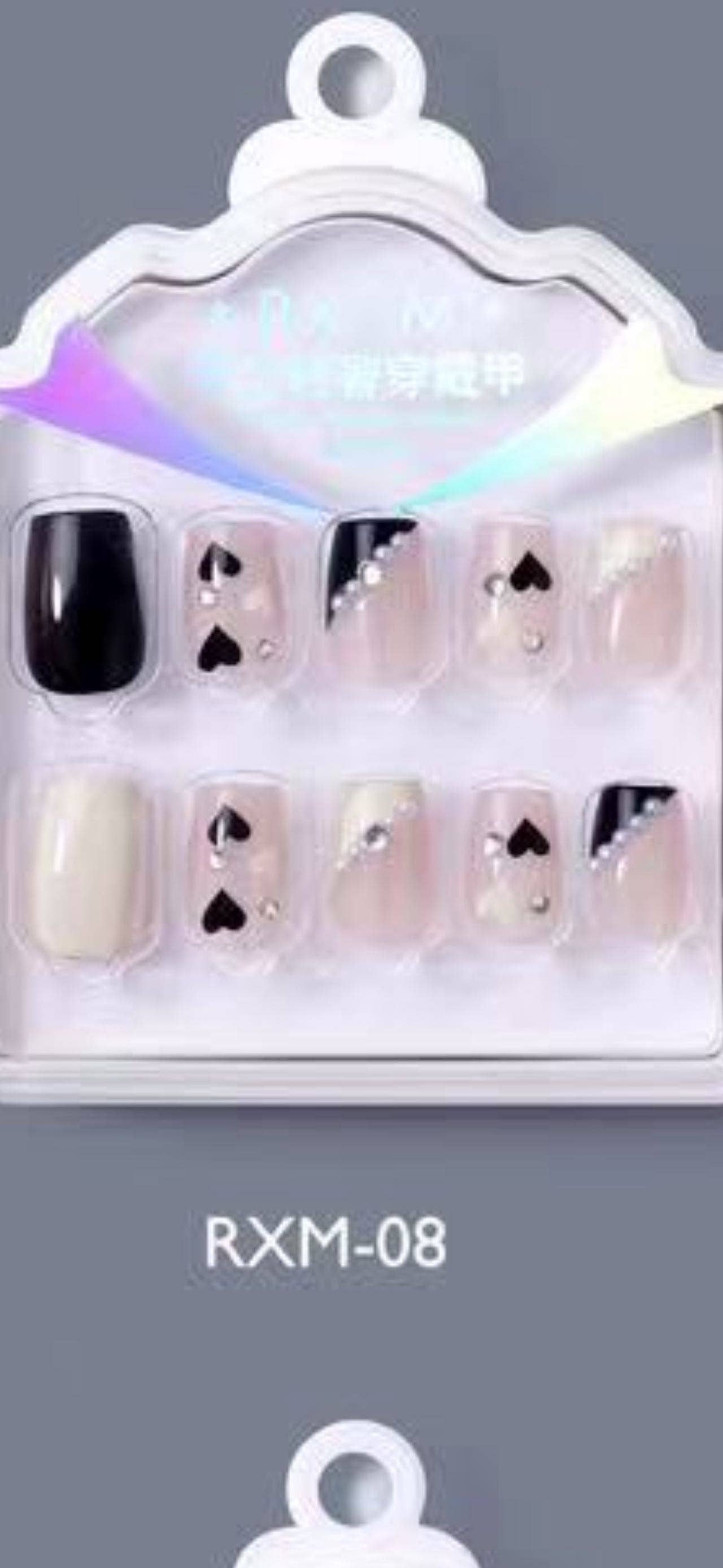 Kids Charm Online - Wholesale Press-On/Fake Nails - BEAUTIFUL WOMEN NAIL SET / 5 PIECE NAIL KIT. CHOOSE YOUR FAV4