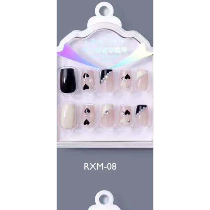 Kids Charm Online - Wholesale Press-On/Fake Nails - BEAUTIFUL WOMEN NAIL SET / 5 PIECE NAIL KIT. CHOOSE YOUR FAV4
