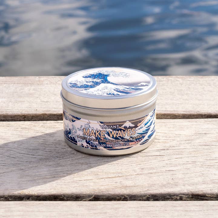 Valiant Candle - Wholesale Travel Candles - Make Waves2