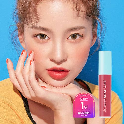 Beauty Goddess – wholesale Läppfärg – Apieu Juicy-Pang Mousse Tint CR05 Grapefrukt2