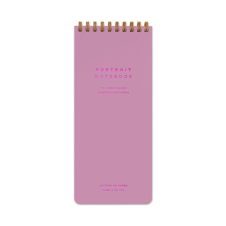 Portrait Notebook Orchid for wholesale by Smitten on Paper