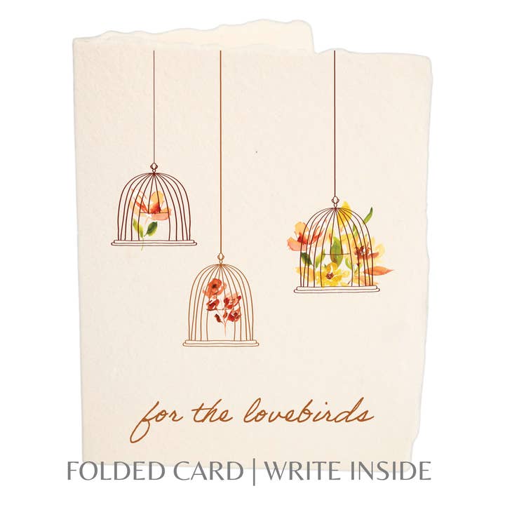 Paper Baristas - Wholesale Wedding Card - For the Lovebirds | Eco-Friendly Wedding Greeting Card