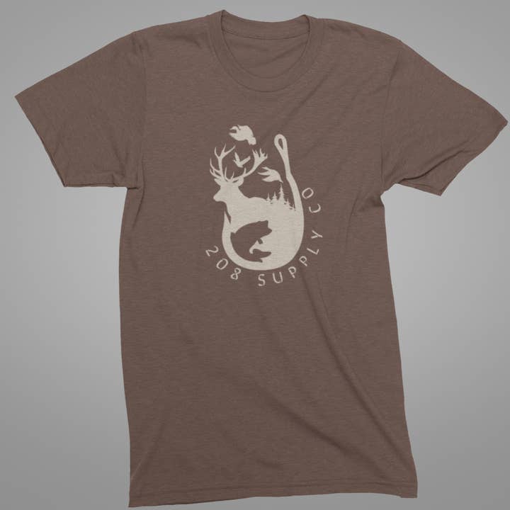 Wild Idaho Unisex Tee for wholesale by 208 Supply Co