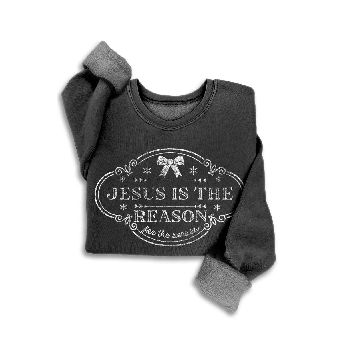 HRTandLUV - Vente Sweat-shirt – femme - JESUS EST LA RAISON SWEATSHIRTS MINÉRAUX2
