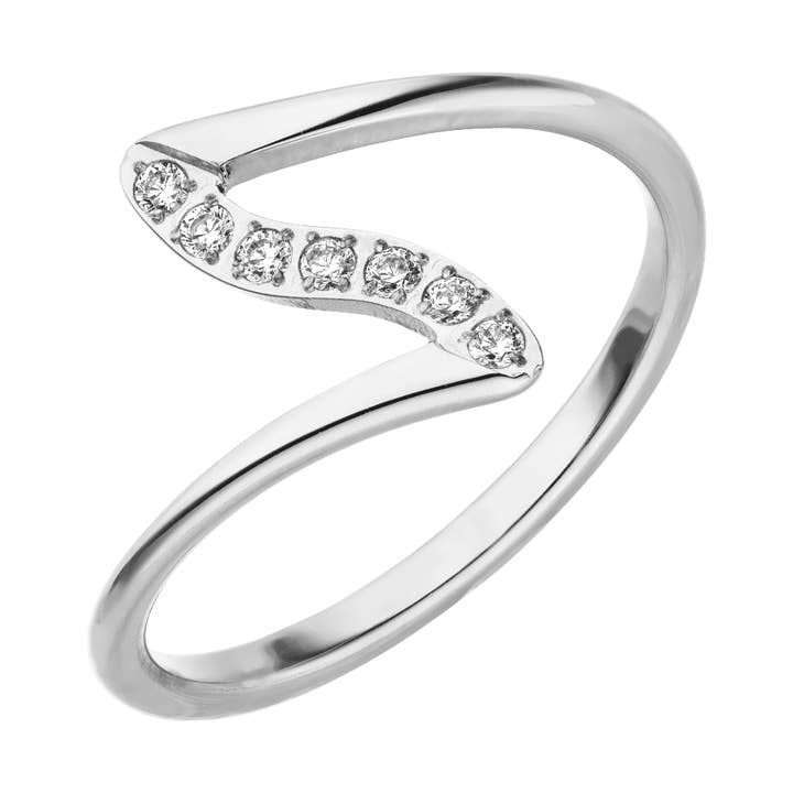 Schmuckgroßhandel - Vendita all'ingrosso Anelli multipietra - Anello Zama placcato in oro 18K