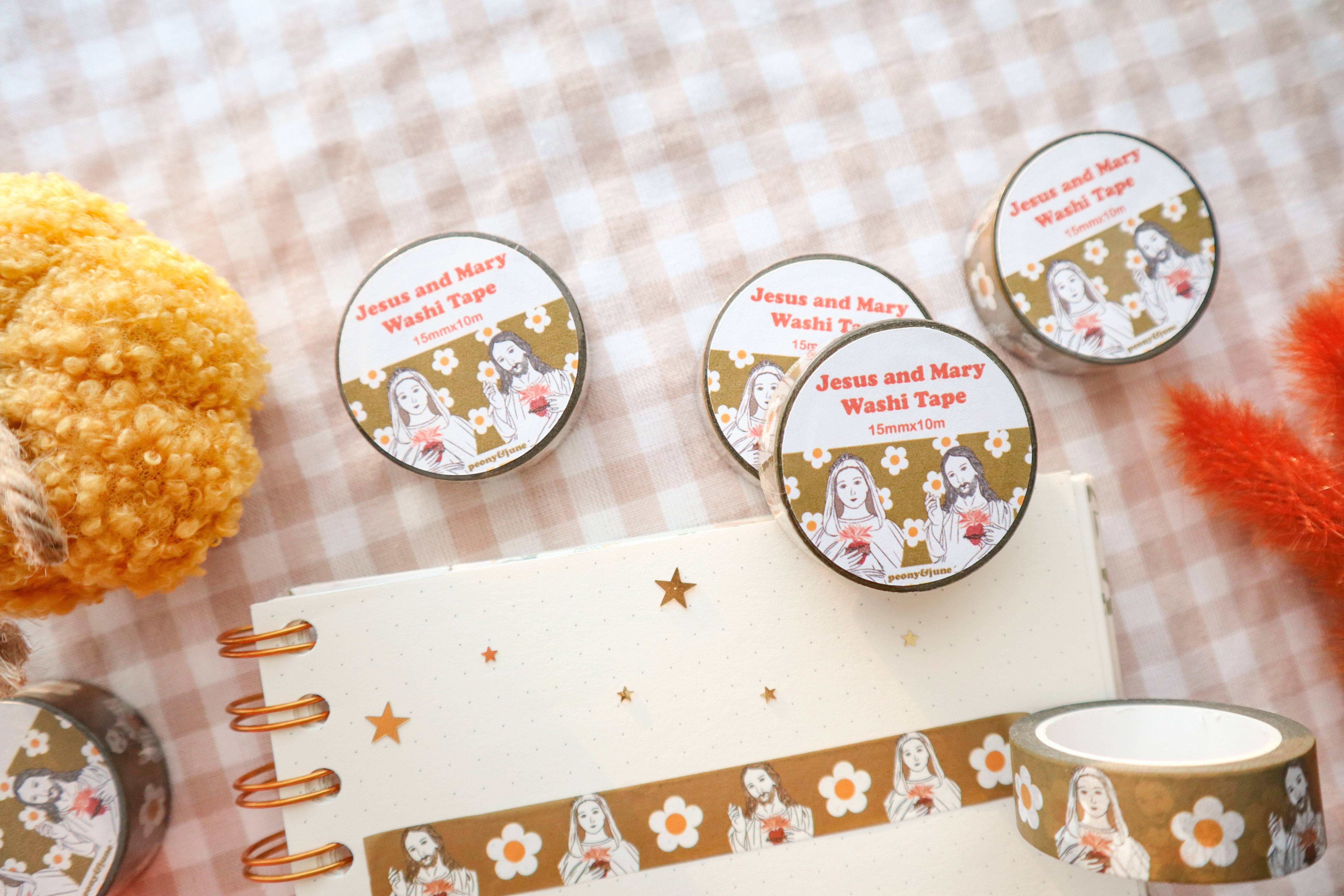 Peony&June Illustration - Wholesale Washi Tape - Jesus and Mary Washi tape1