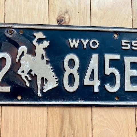 1959 Wyoming License Plate for wholesale by RusticPlates