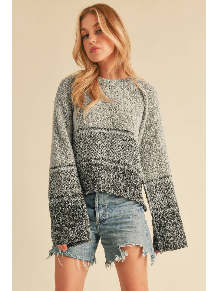 AEMI + CO - Wholesale Knit Sweater - Women's - 390CK Fraya Ombre Sweater 2