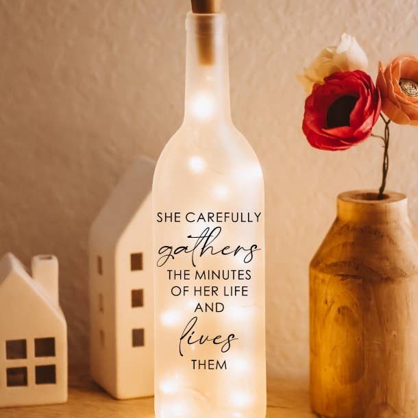 Firefly Home Designs - Wholesale Accent/Desk Lamp - Wine Bottle Lamp, Spring, Mothers Day Gifts, Mothers Day