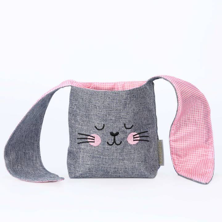 Easter basket fabric ears - set 2 - pink for wholesale by Papierdrachen