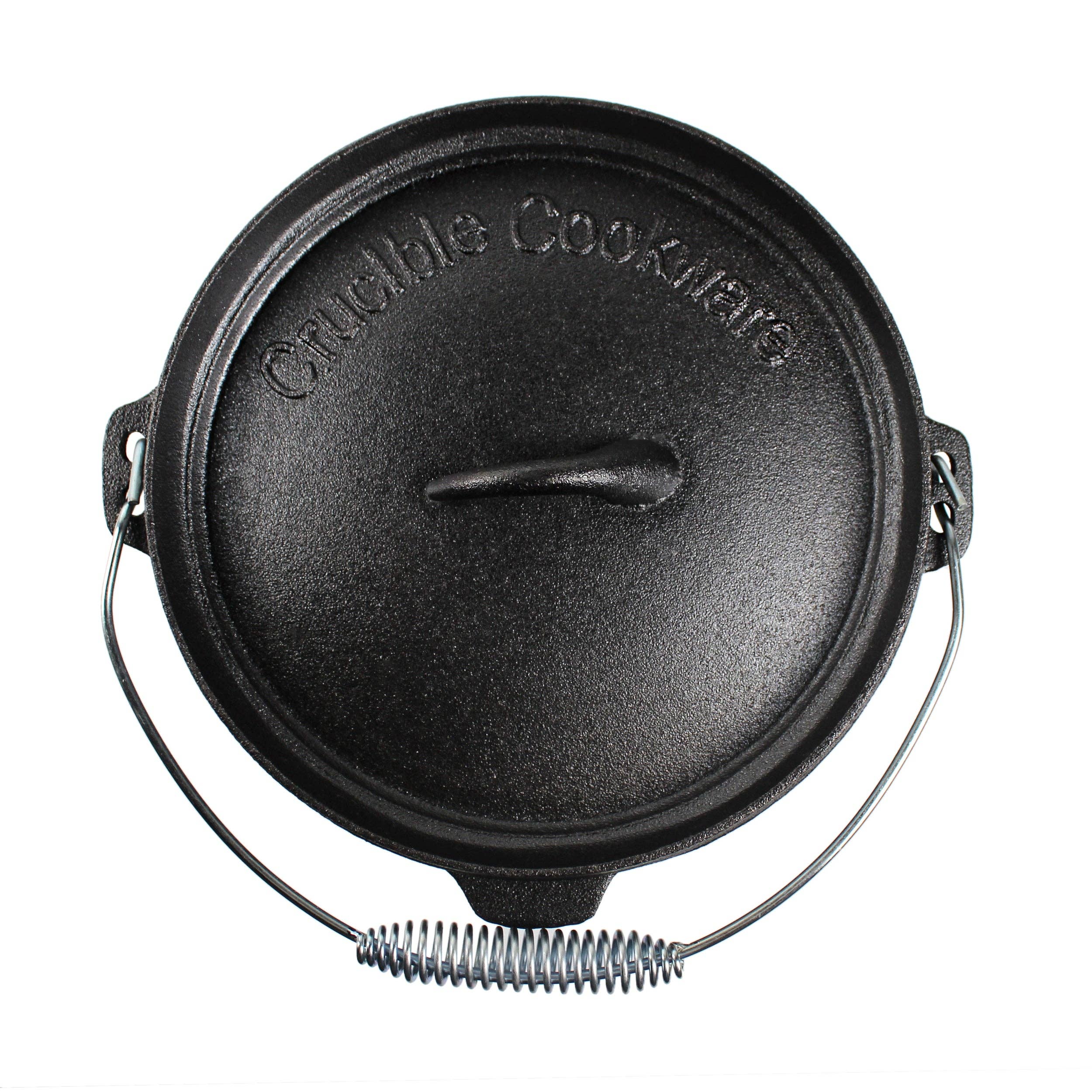 Crucible Cookware - Wholesale Cooking Pot - Cast Iron Camp Dutch Oven with Legs - 4.1 qt (3.9 L)6